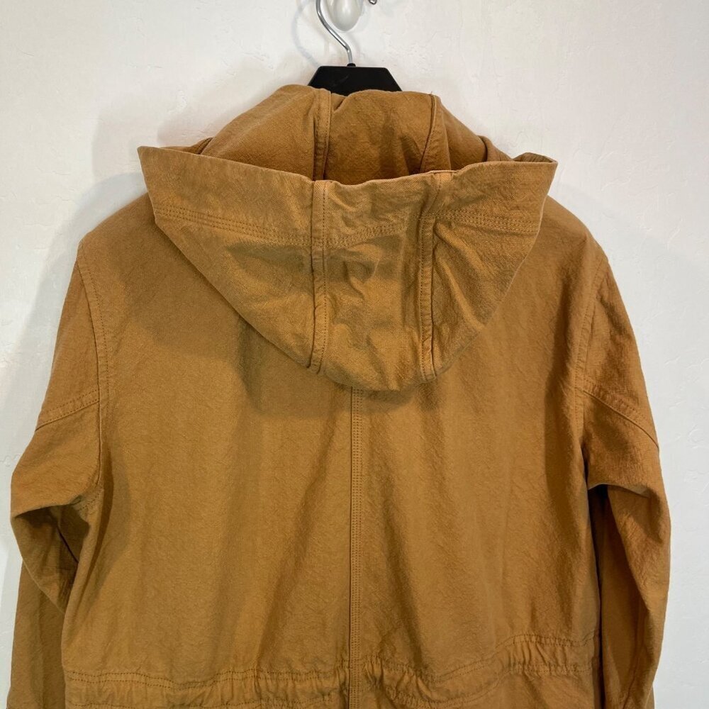 Everlane Canvas Organic cotton Parka jacket coat Size L Cappuccino brown - Picture 10 of 10